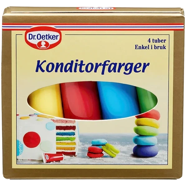 Konditorfarger 4*10g Dr.oetker