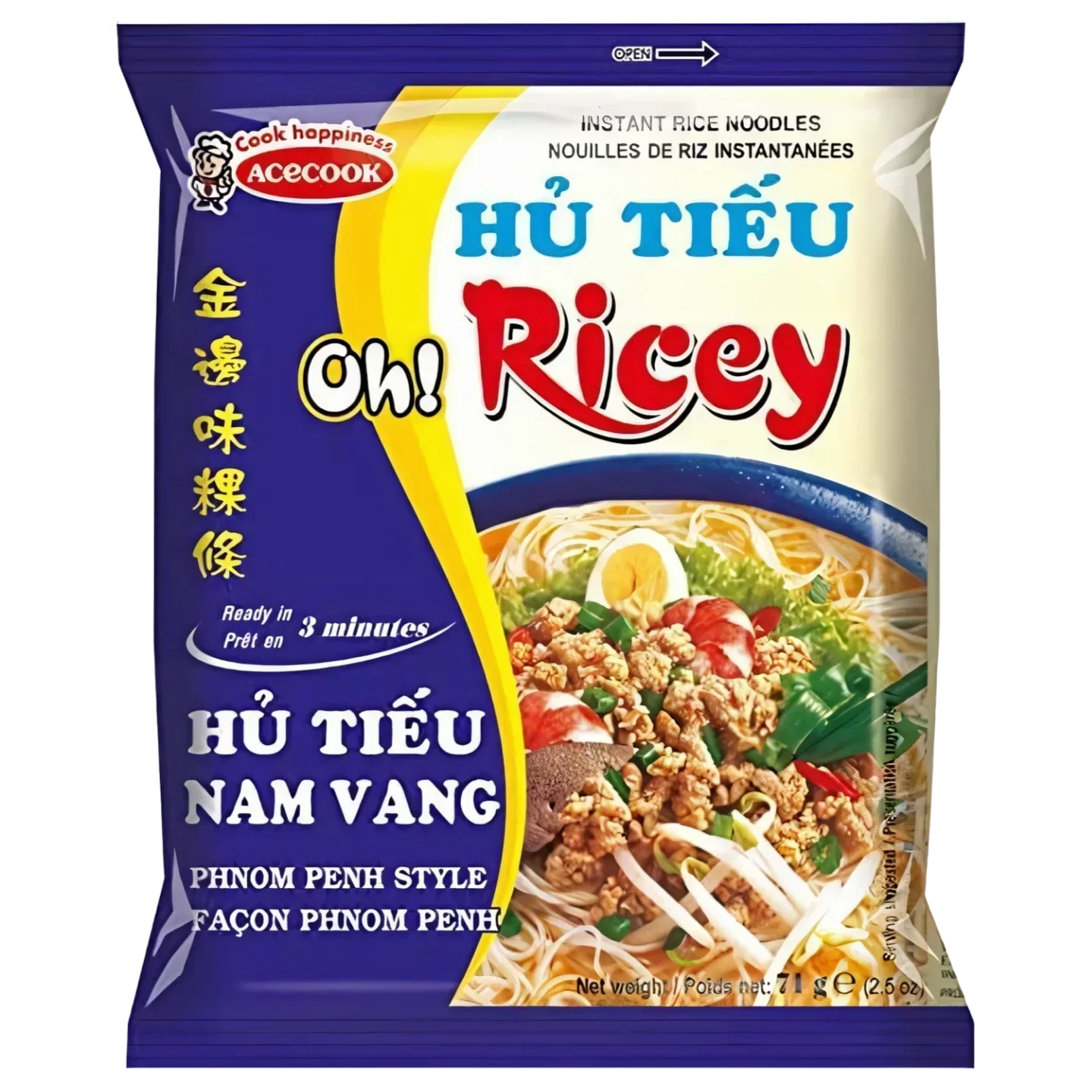 Oh! Ricey Instant Rice Noodles Phnom Penh 71g