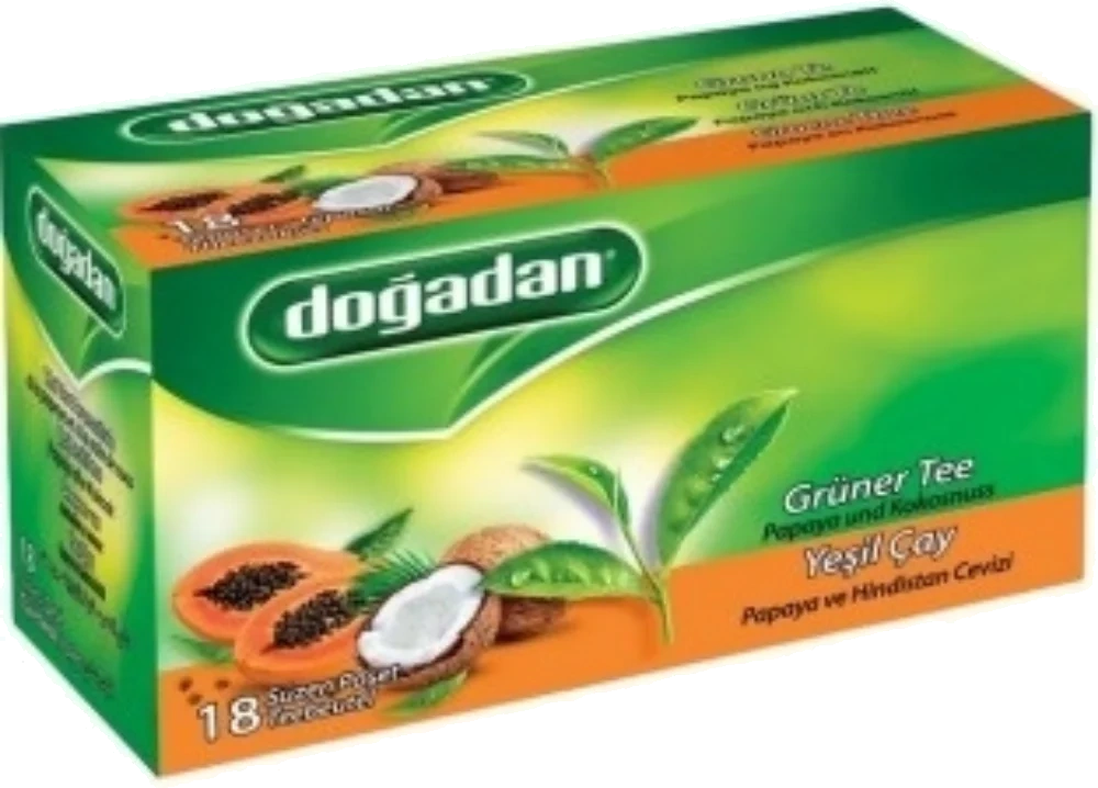 Dogadan Grønn Te Papaya & Kokos 23,4g