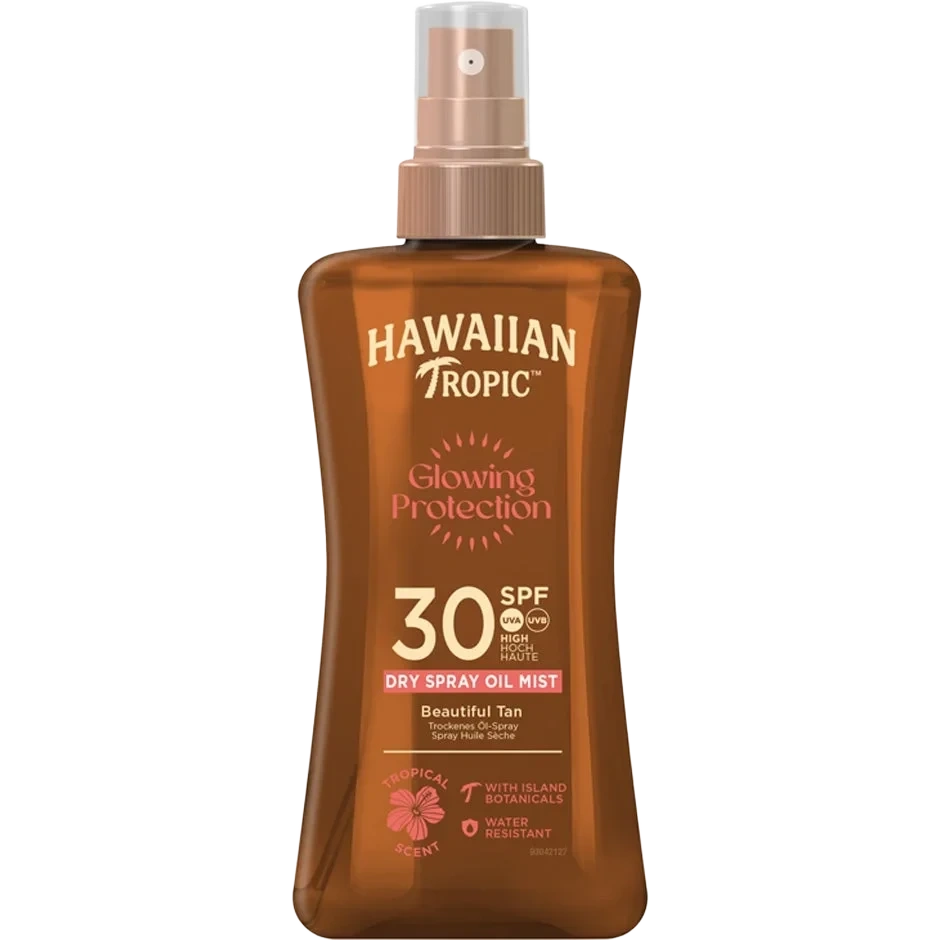 Hawaiian Tropic Glowing Protection Dry Oil Spray SPF30