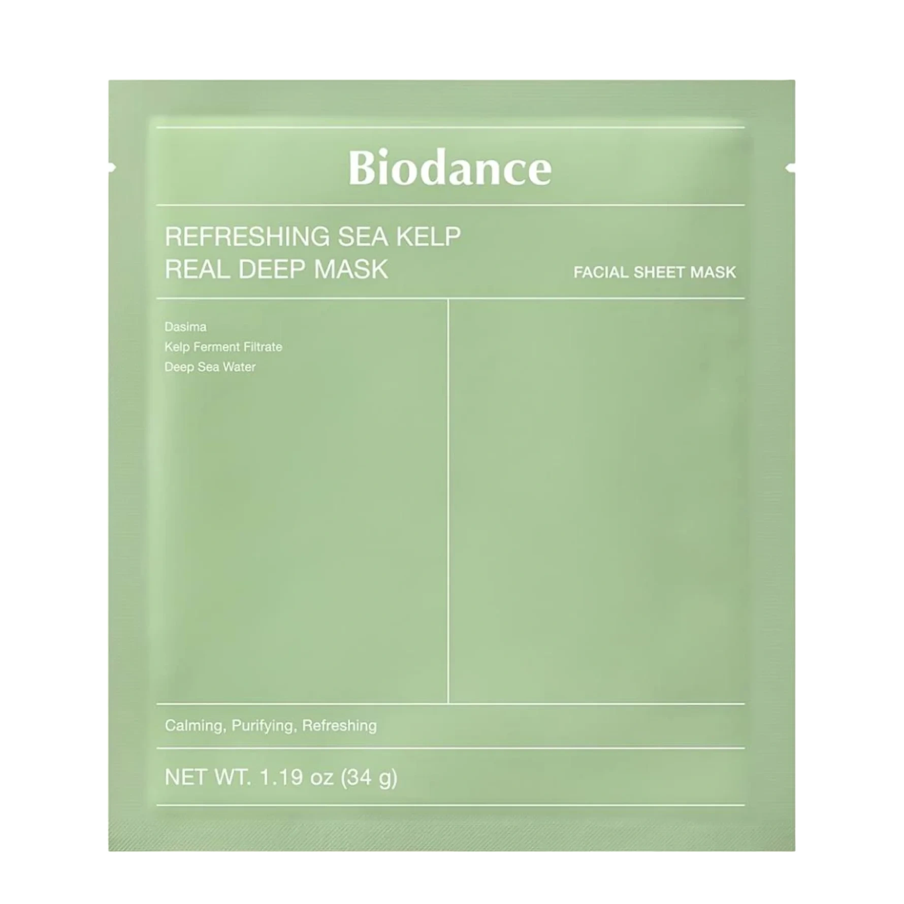 Biodance Refreshing Sea Kelp Real Deep Mask