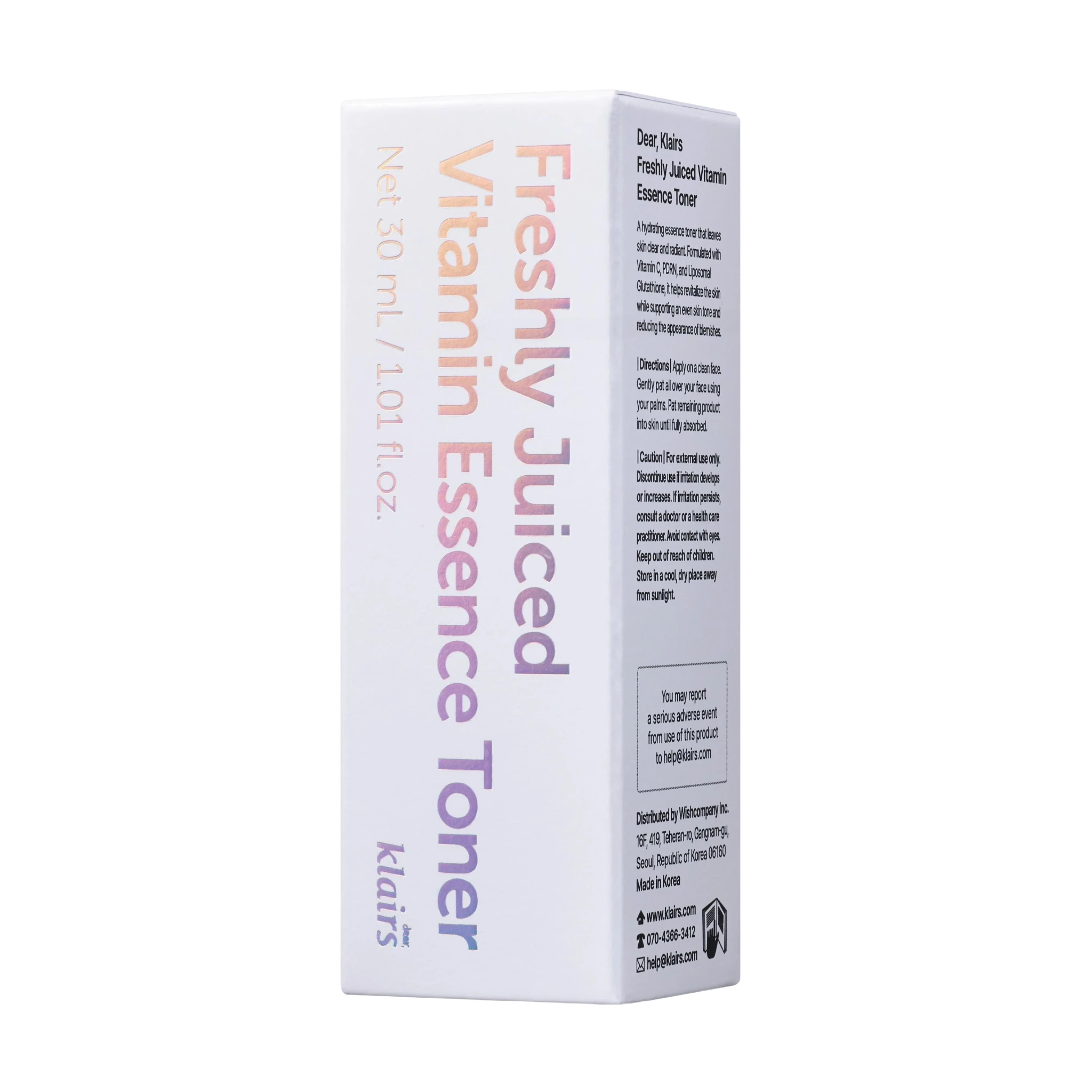 Klairs Freshly Juiced Vitamin Essence Toner, 30 ml