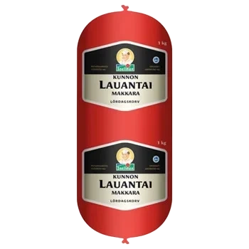 Lördagskorv rak, kokt