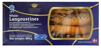MSC.Norway Lobster  8-12/kg.  6x100