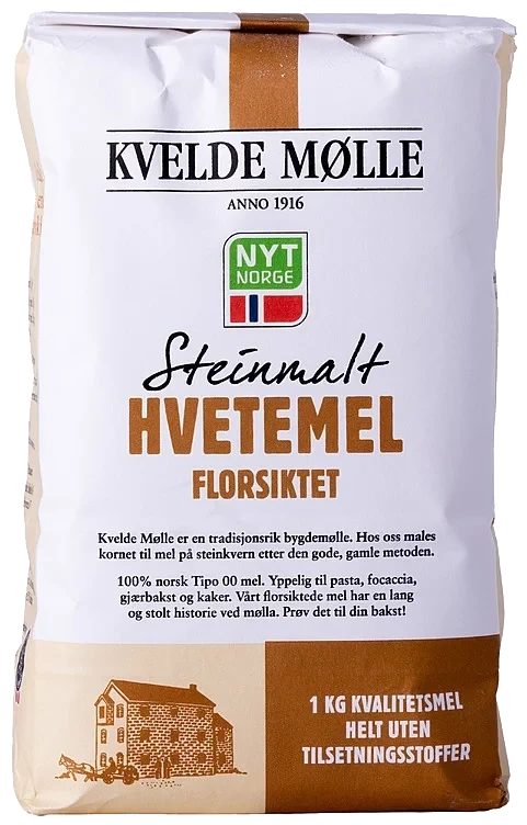 Hvetemel florsiktet tipo 00  1kg