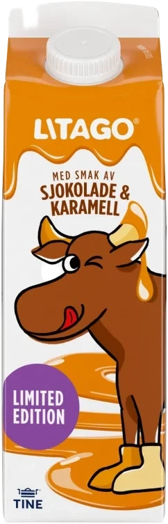 Litago Melk Sjokolade&Karamell 0,5l Tine