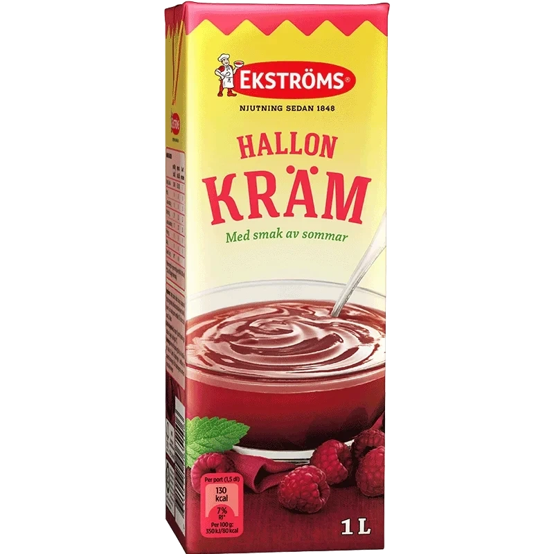 Hallonkräm