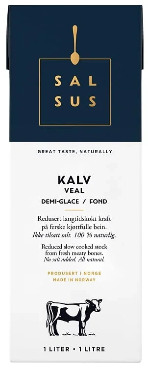 Kalv demi glace fond 1l