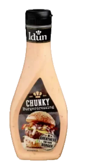 Chunky Burgerdressing Idun 455g