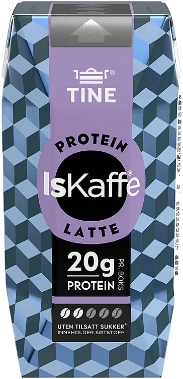 Iskaffe protein latte uten  330ml