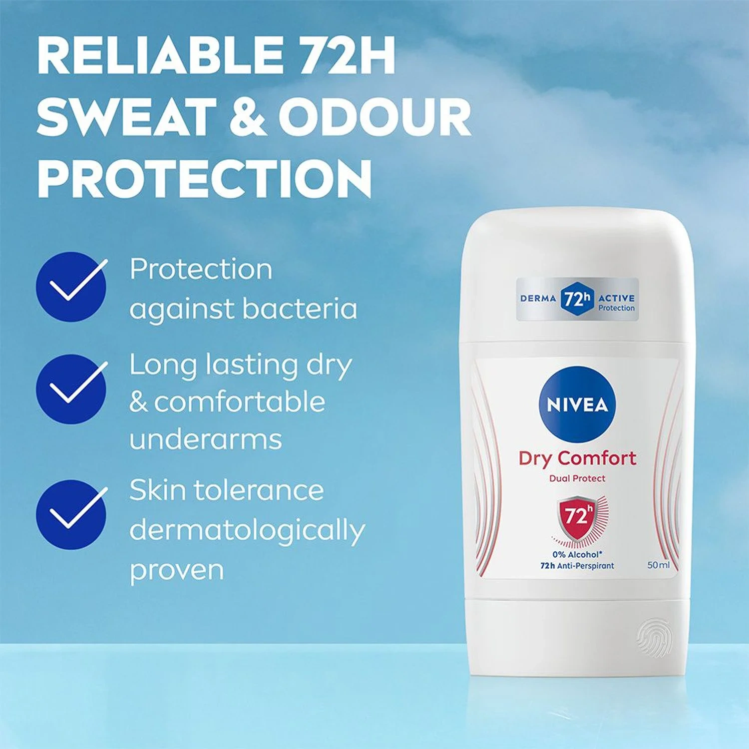 NIVEA Antiperspirant Deodorant Dry Comfort