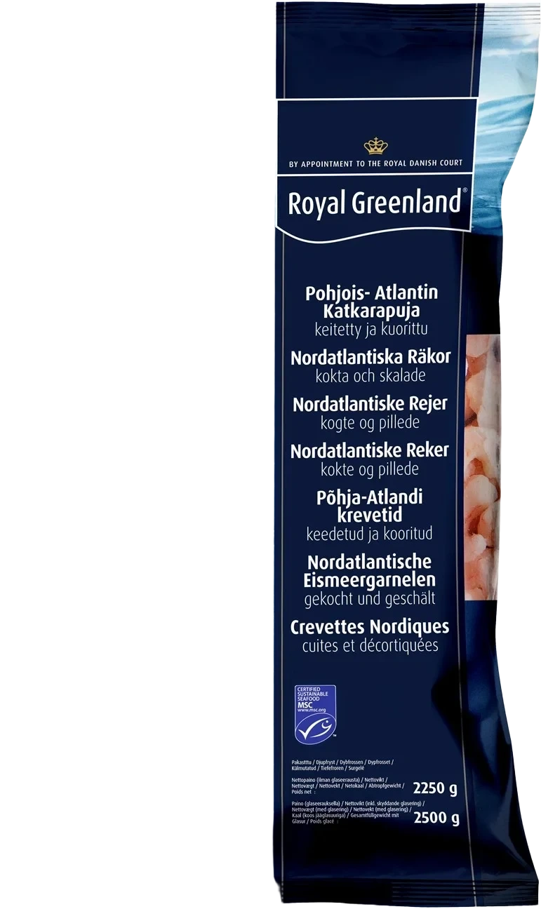 Räkor skalade MSC 250-350