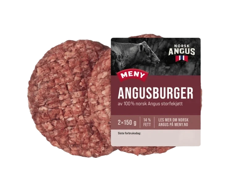 Angusburger 2x150g Meny