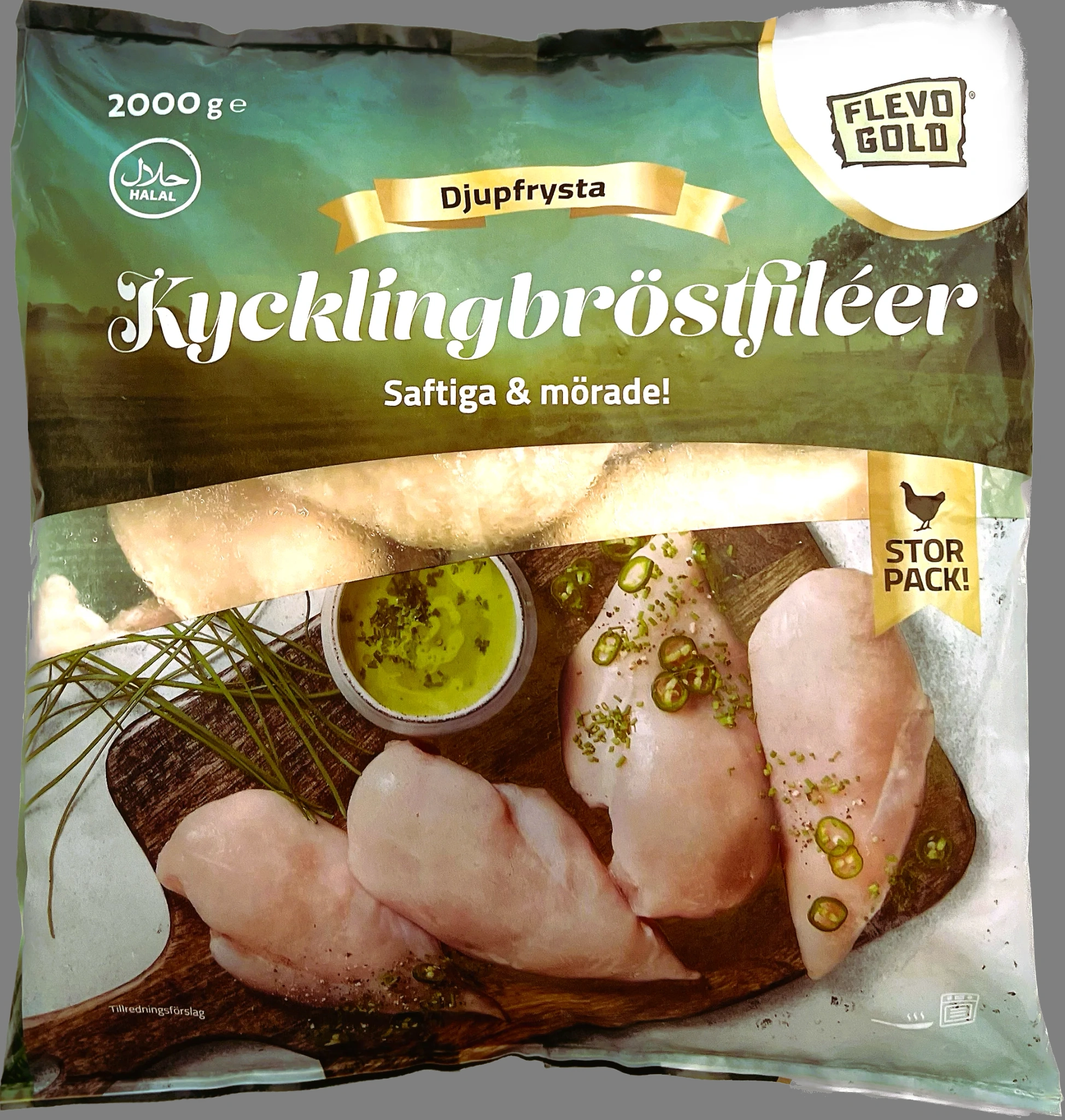 Kycklingfilé 140+ 90% 1,2% salt