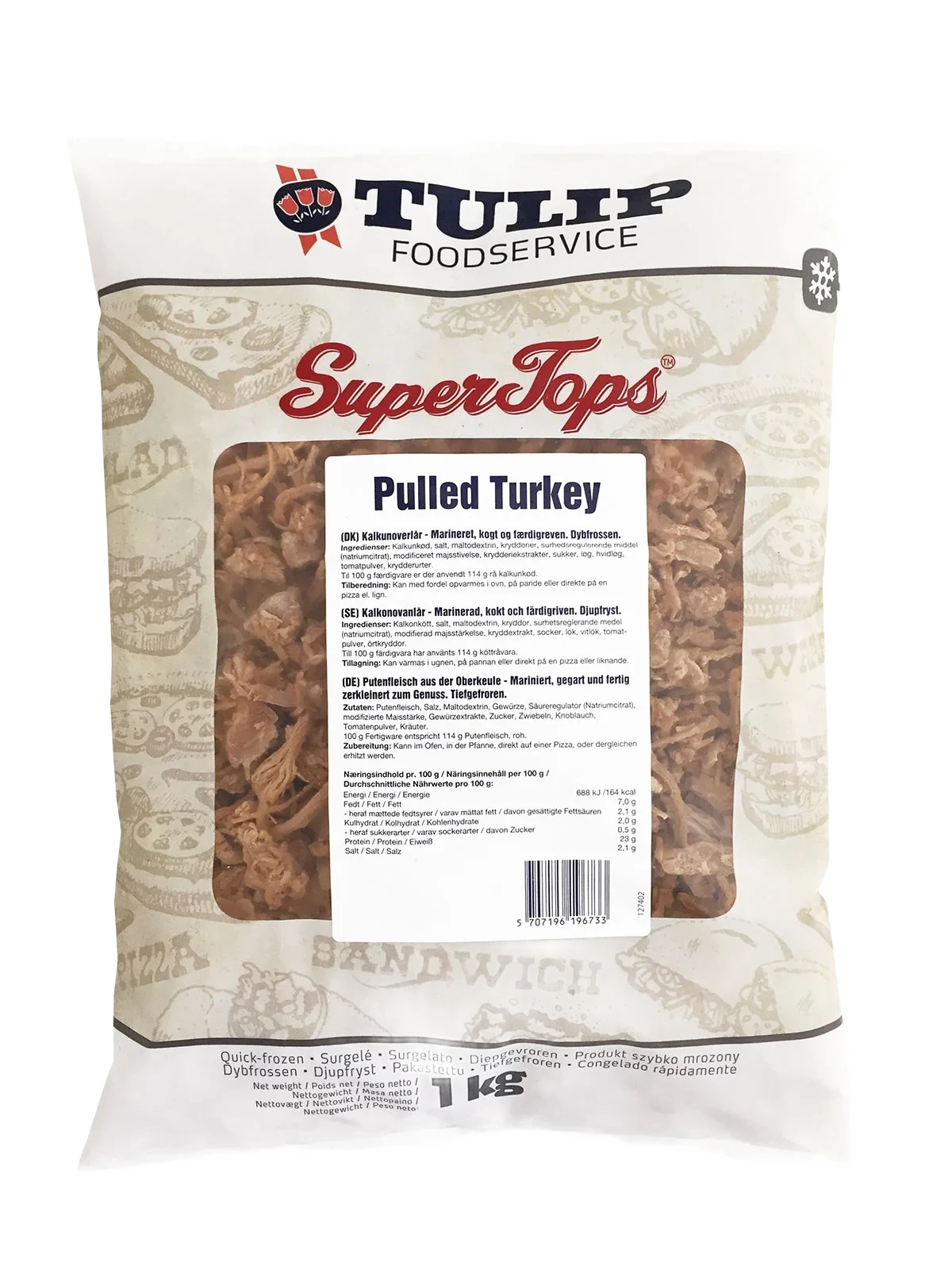 Pulled Turkey färdigriven