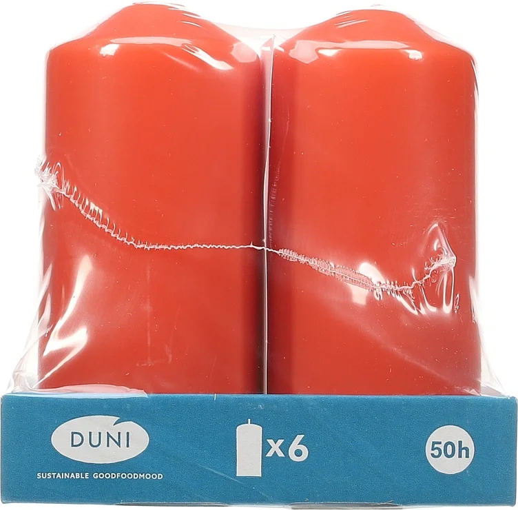 Kubbelys Matt Mandarin 7x15cm Duni