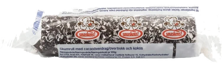 Smaskens Kokosrull 35g Stulen