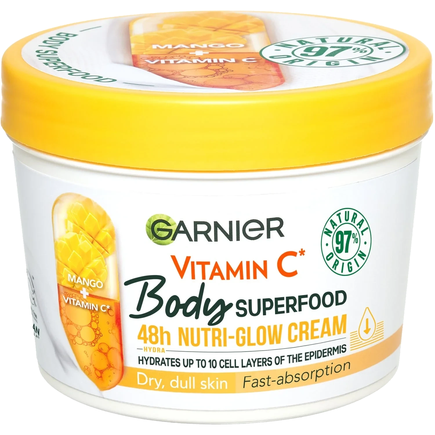 Garnier Body Superfood C-vitamin* & Mango Kroppskräm