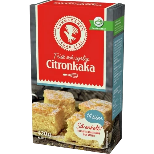 Citronkaka Kaffebrödsmix Lättbakat