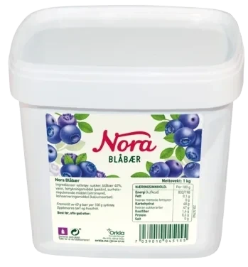 Blåbærsyltetøy 1kg