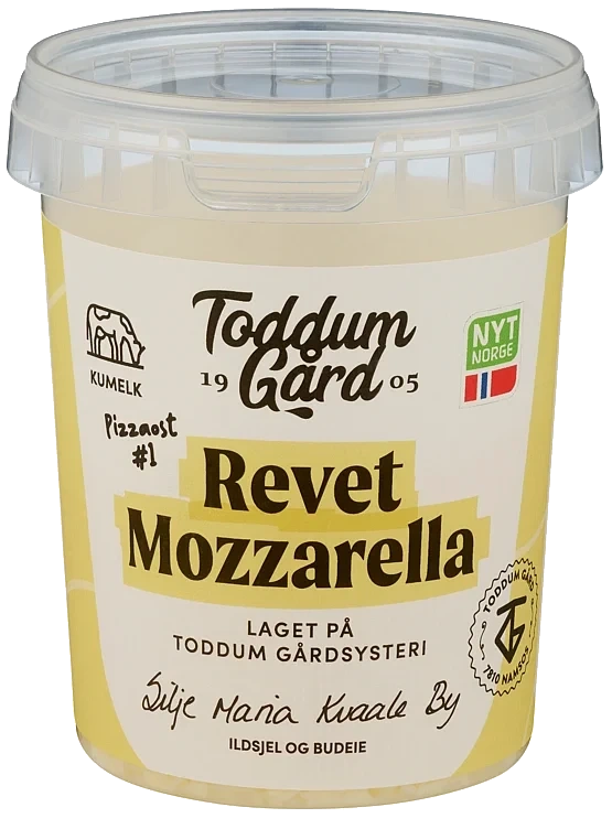 Norsk mozzarella fersk revet cubetti   250g