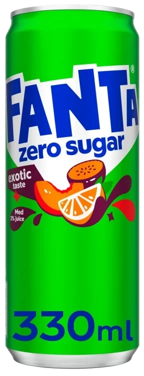 Fanta Exotic Zero Sugar 0,33l boks