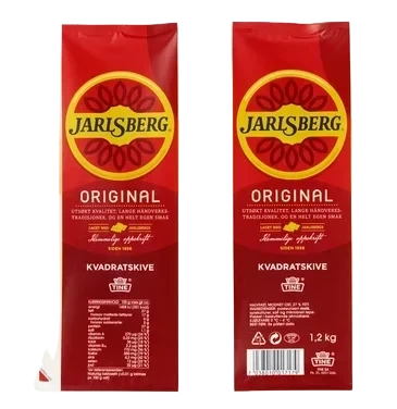 Jarlsberg 27 % kvadratskive 100x12g  1,2kg