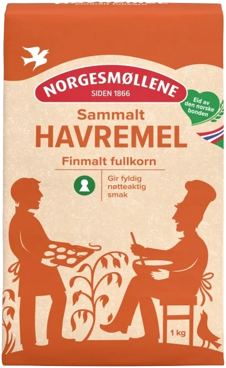 Havremel 1kg Møllerens