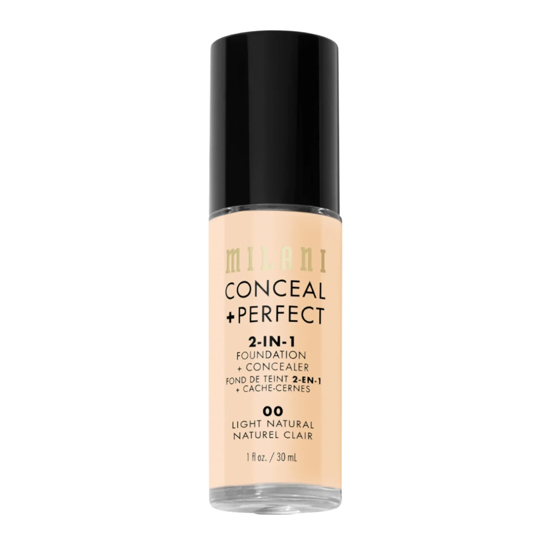 Milani Conceal + Perfect 2-In-1 Foundation 00 Light Natural