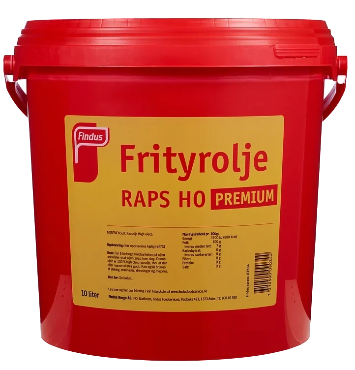 Frityrolje Raps Ho Premium 10 l 9,2kg Findus