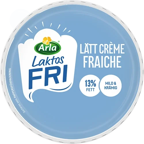 Laktosfri lätt crème fraiche 13%