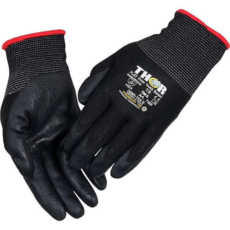 Hanske Thor Flex Vinter Sort Str 9