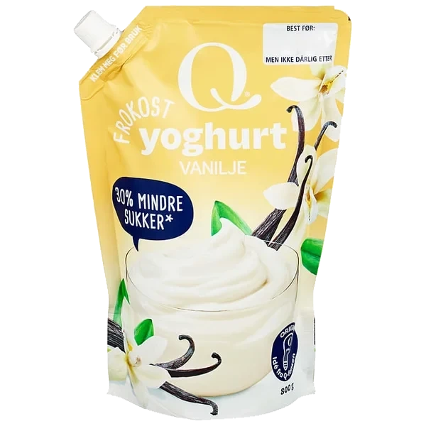 Frokostyoghurt Vanilje 800g Q