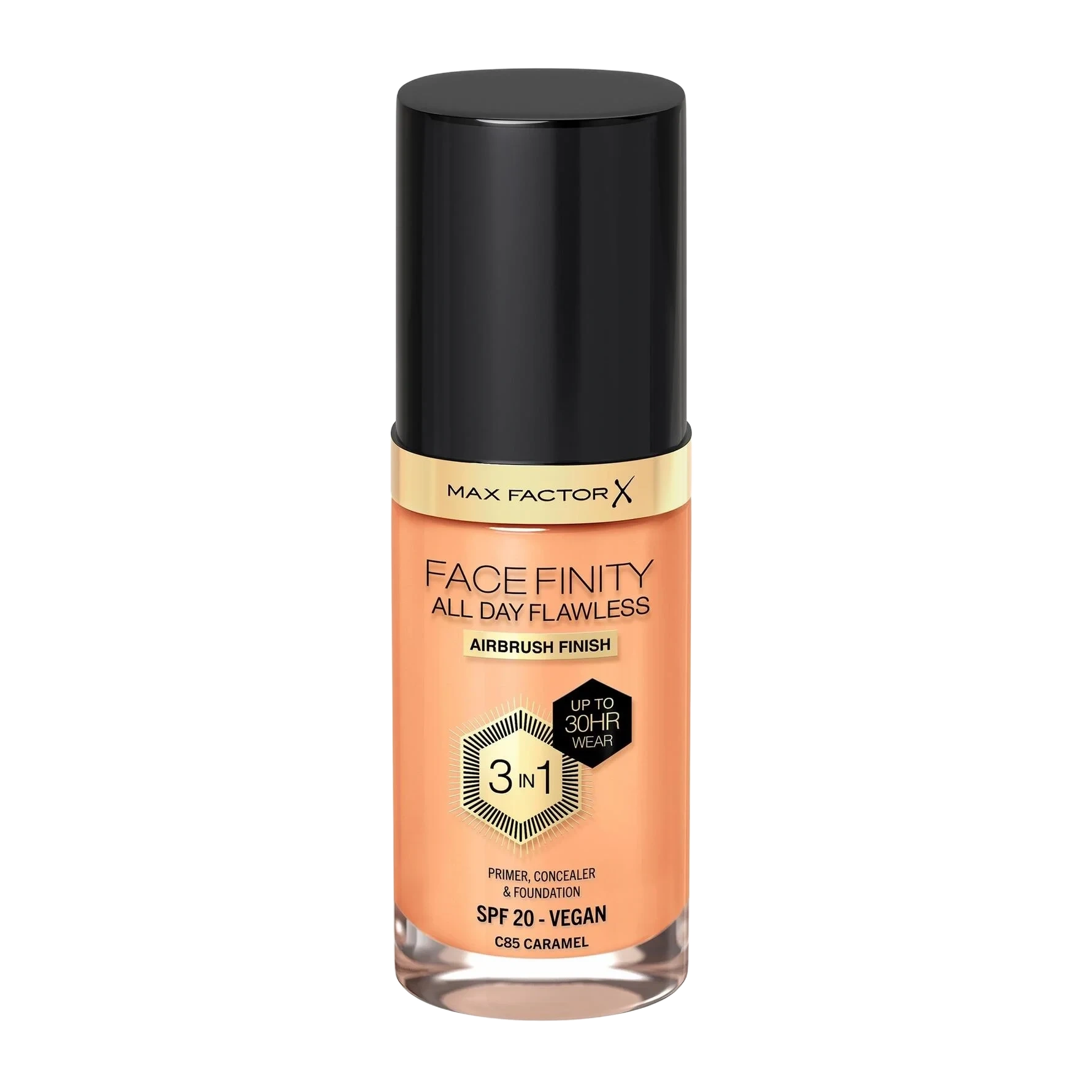 Max Factor Facefinity All Day Flawless 3-In-1 Foundation 85 Caramel