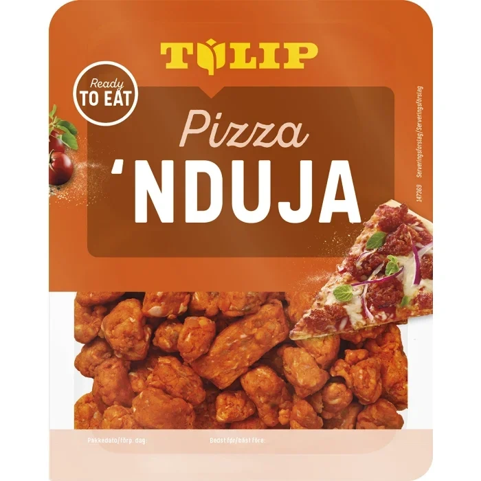 'Nduja Tärnad Salami Pizzatopping 100gTulip