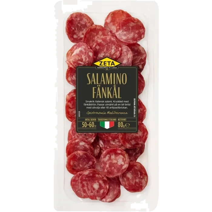 Salami Fänkål 80g Zeta
