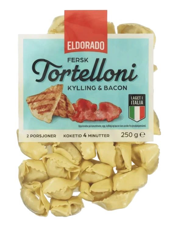 Tortelloni Kylling&Bacon 250g Eldorado