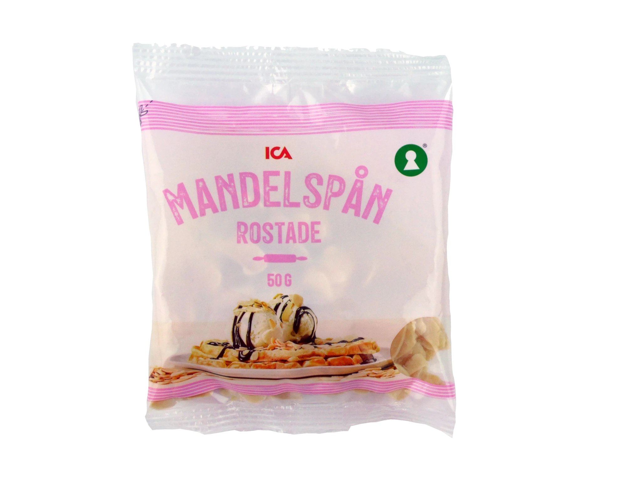 Mandelspån rostade