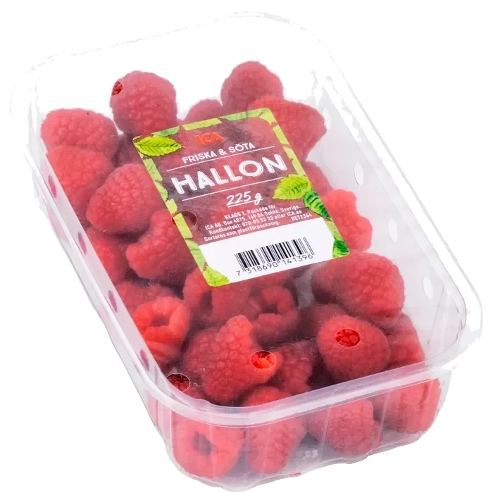 Hallon 225g Klass 1 ICA