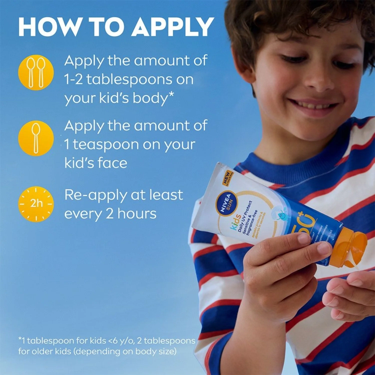 NIVEA Kids Daily UV Protect SPF50+