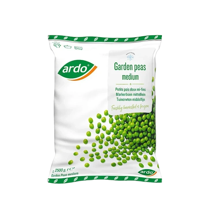 Grønne erter medium 4x2,5kg t kg