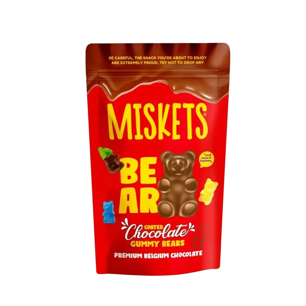 Miskets Milk Chocolate Coated Jelly Bear 120g