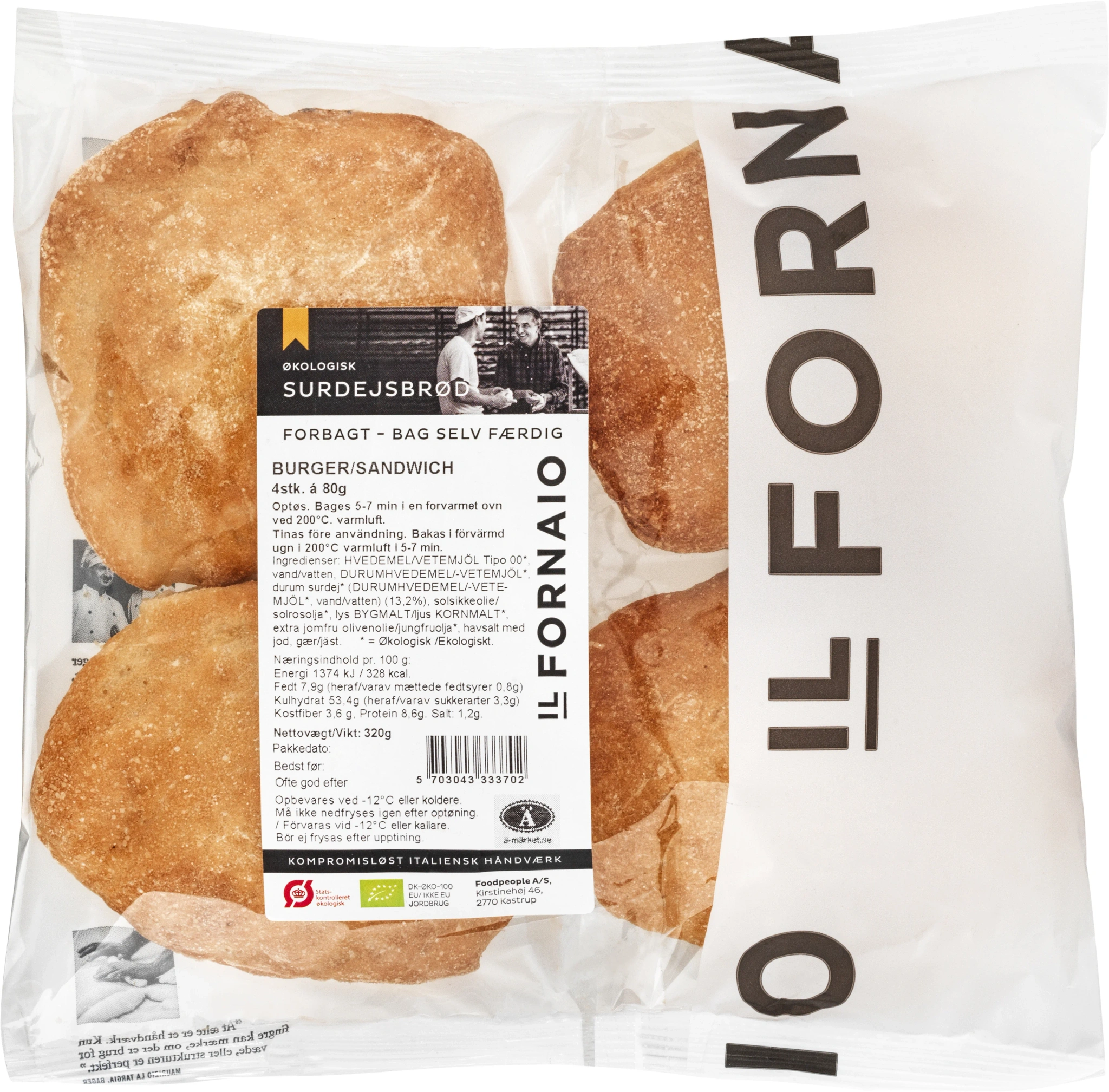IL FORNAIO Burger Sandwich