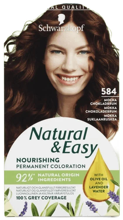 Natural & Easy 584 Sjokoladebrun Hårfarge