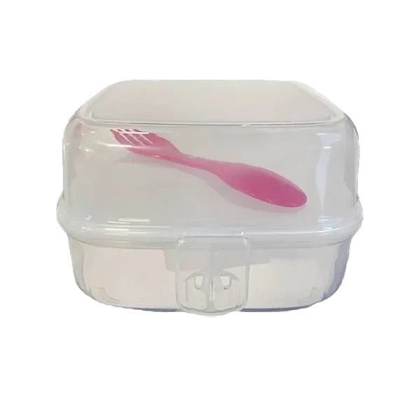 Lunsjbox med "Spork" - Rosa