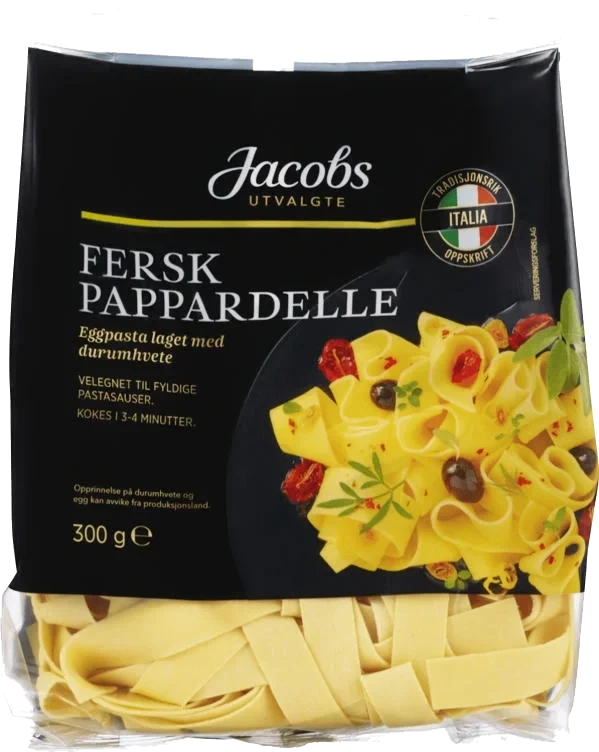 Pappardelle Fersk 300g Jacobs Utvalgte