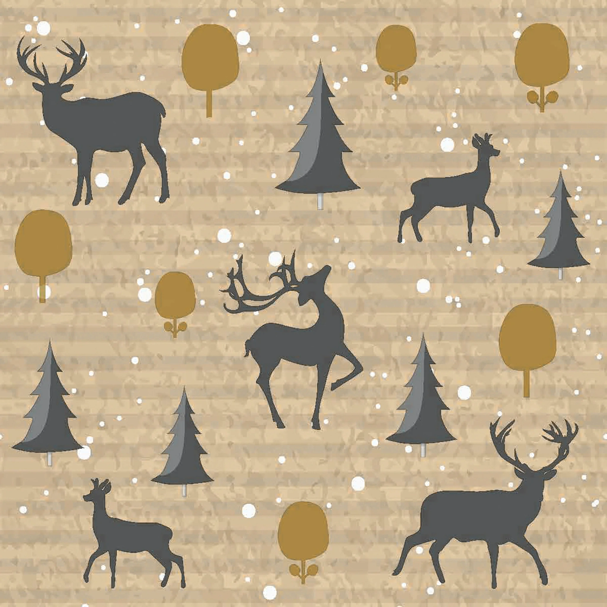 Tissue-Serviette Deer Forest