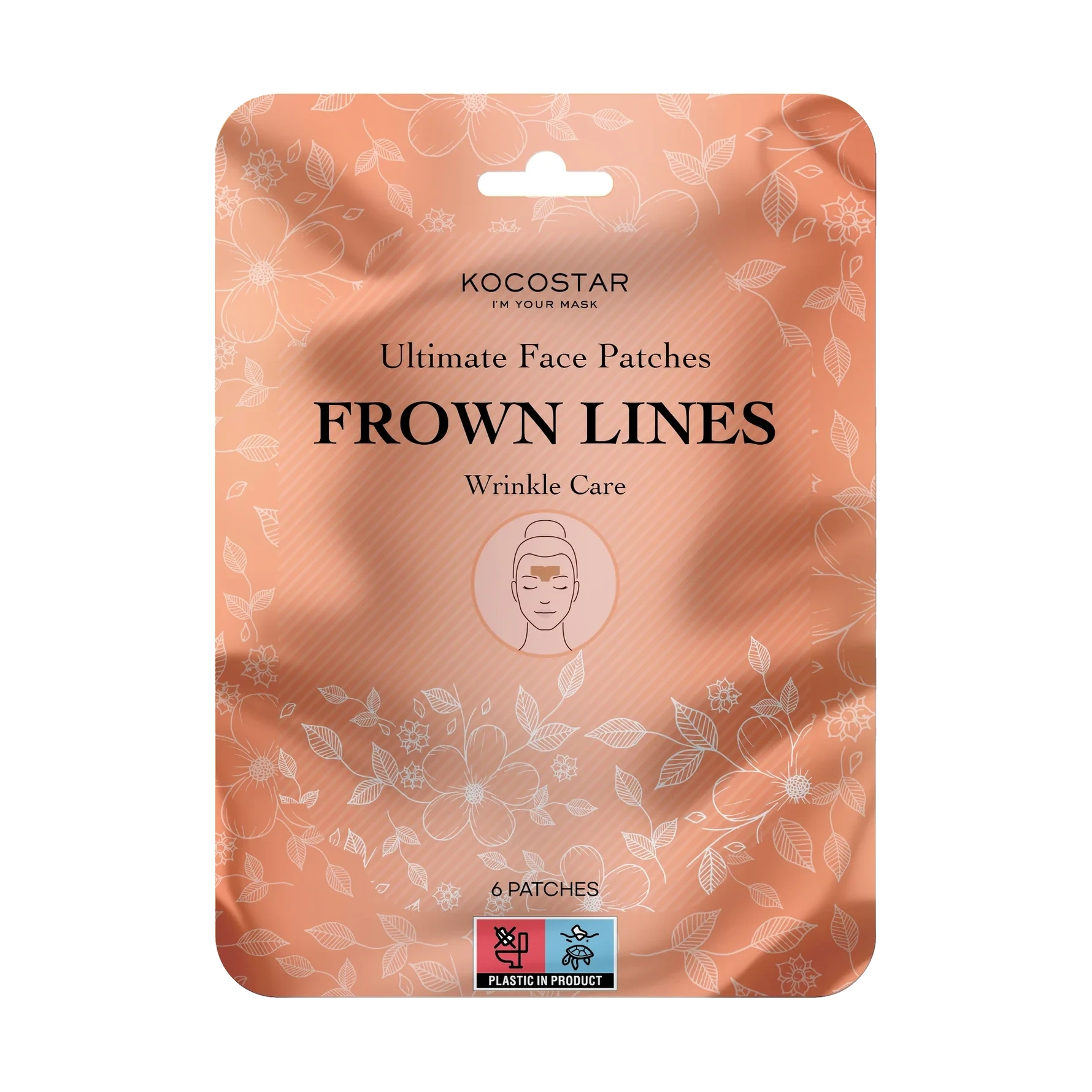 Kocostar Ultimate Face Patches Frown Lines 6 pcs
