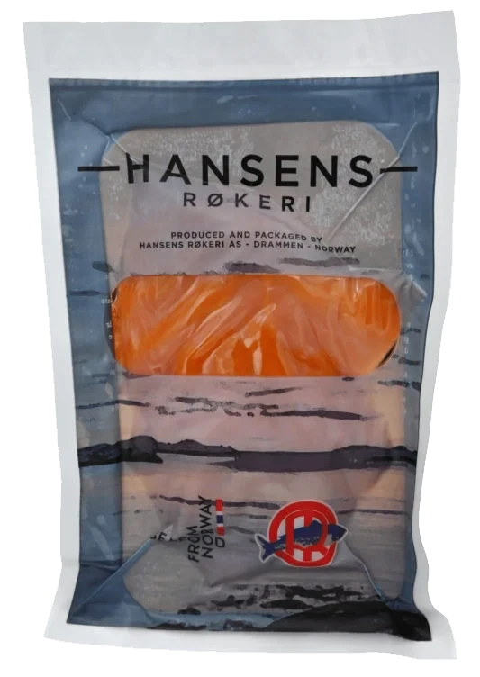 Laks Røkt skivet 100g Hansens Røkeri