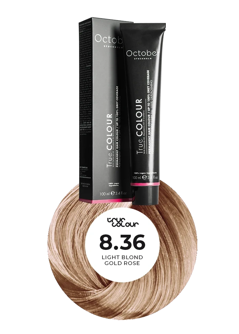 8.36 Light Blond Gold Rose
